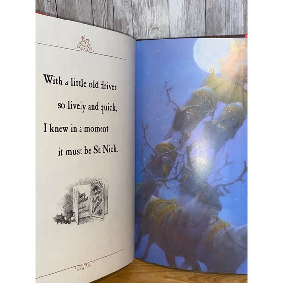 The Night Before Christmas Hardcover Book by Clement C. Moore - Picture 6 of 8